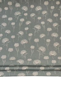 Thumbnail for Elegant Dandelion Fabric - Premium Linenlook in Soft Green, Botanical Pattern for Upholstery, Drapery & Crafts