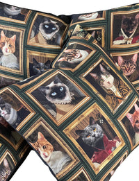 Thumbnail for Baroque Royal Cats Cushion Cover Quirky Eclectic Home Décor