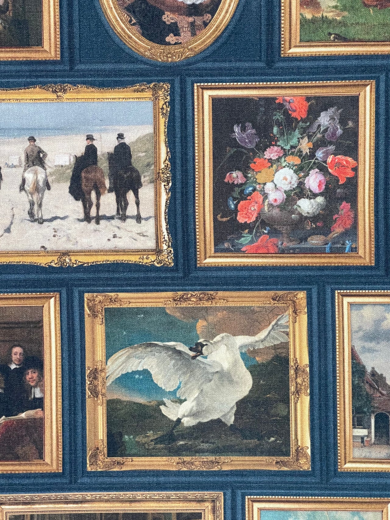 Inspired by Dutch Art: Jan Asselijn's Swan and More on Cotton - Sold by the Meter
