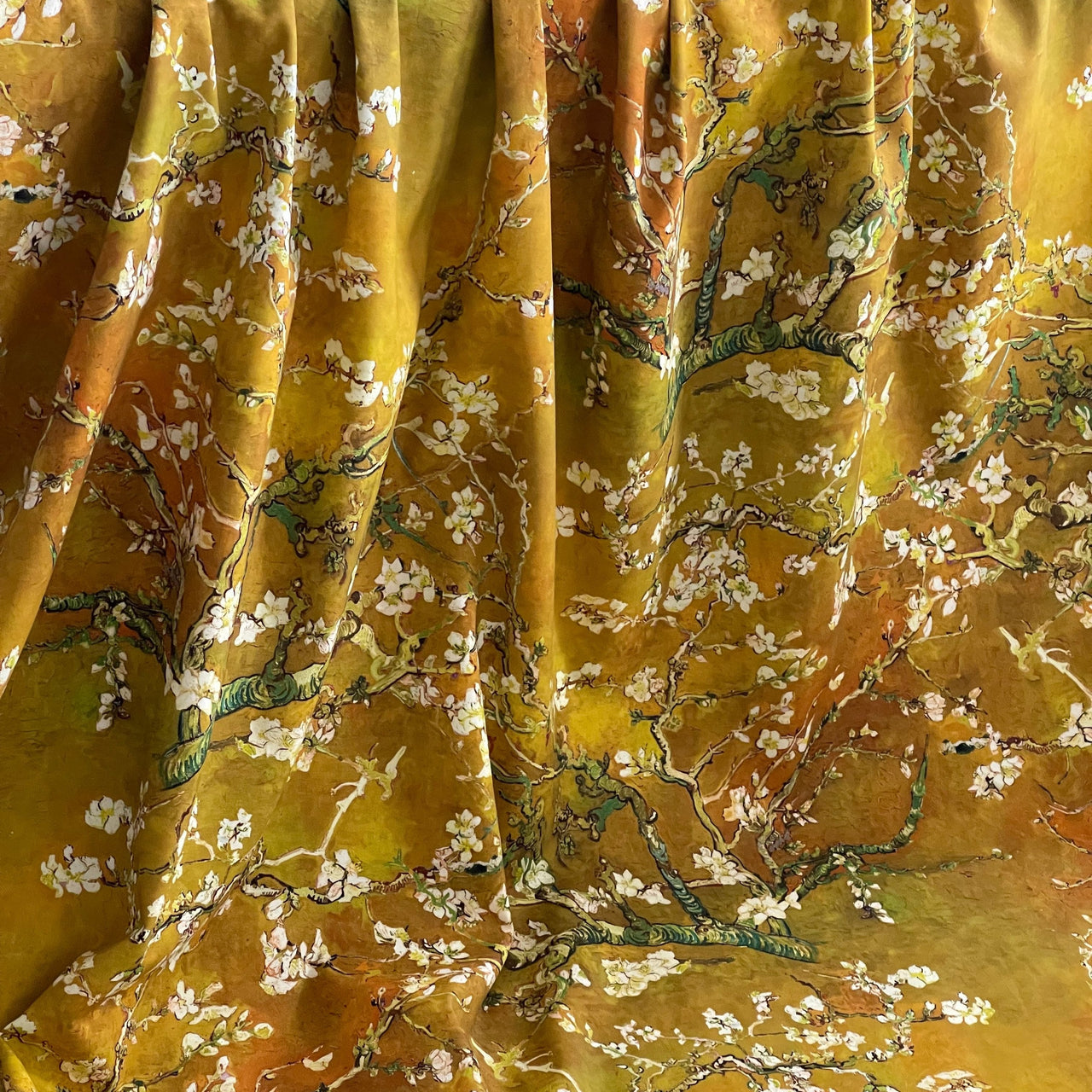 Almond Blossom cotton fabric inspired by Van Gogh’s painting