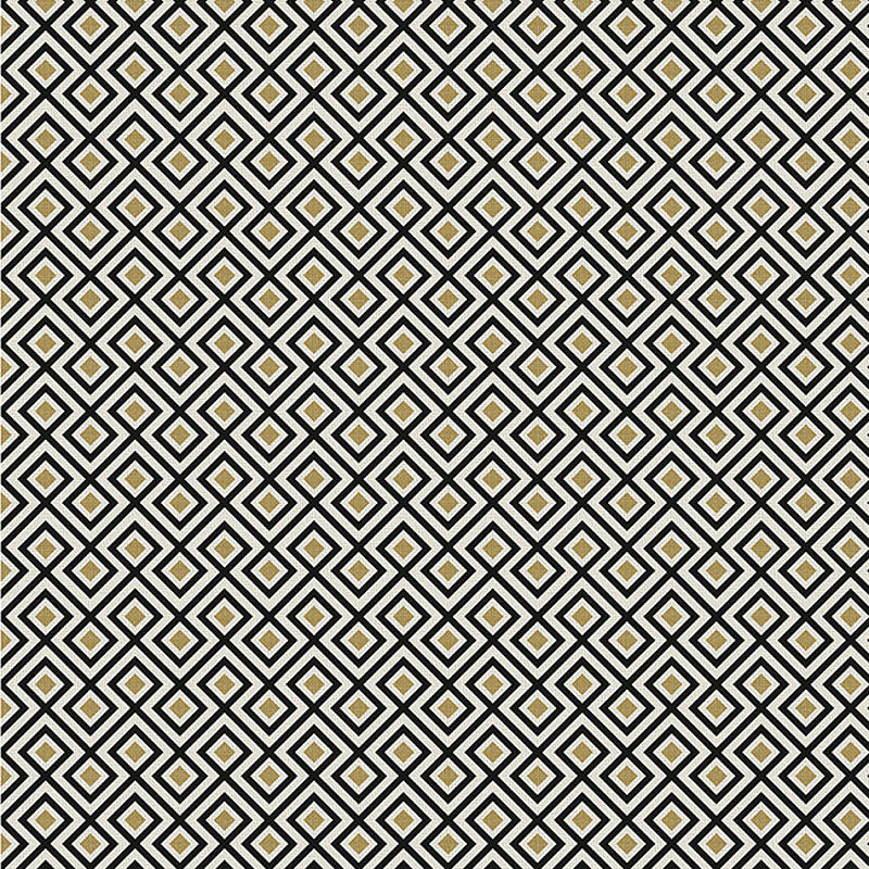 Geometric block fabric for luxury home interiors