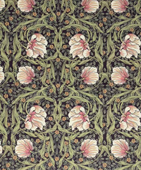 Thumbnail for William Morris Pimpernel Pattern Curtains - Custom-Made to Measure, Pencil Pleat, Bespoke Home Decor - Pair of Elegant Drapes