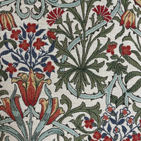 Thumbnail for Vintage woven fabric with botanical motif.