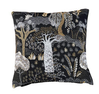 Thumbnail for Elegant botanical print pillow for contemporary interiors.