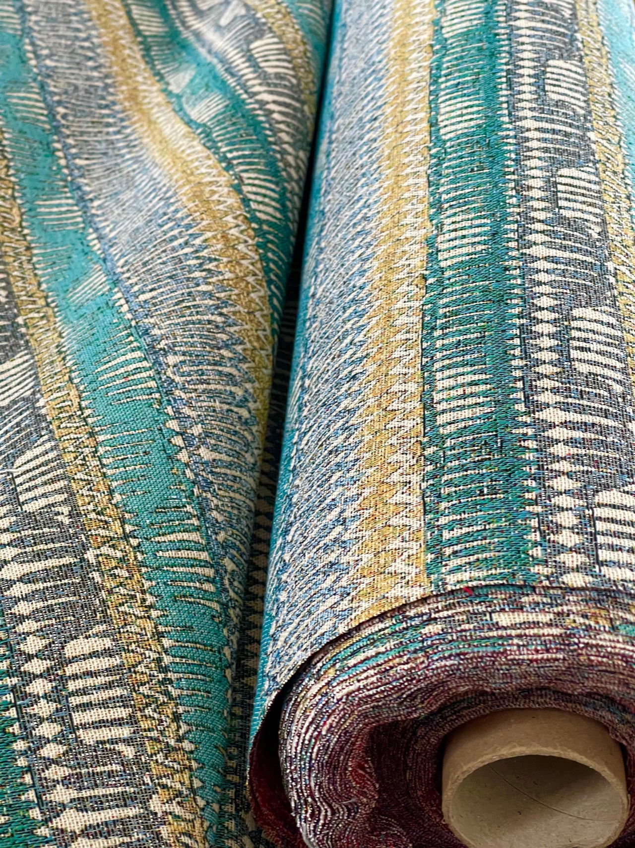 Fabric roll Moroccan pattern stripe

