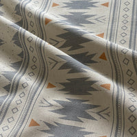 Thumbnail for Southwestern Aztec fabric in blue tones for upholstery and curtains