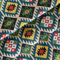 Thumbnail for Upholstery fabric with tribal geometric design