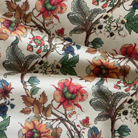 Thumbnail for Romantic garden floral cotton fabric