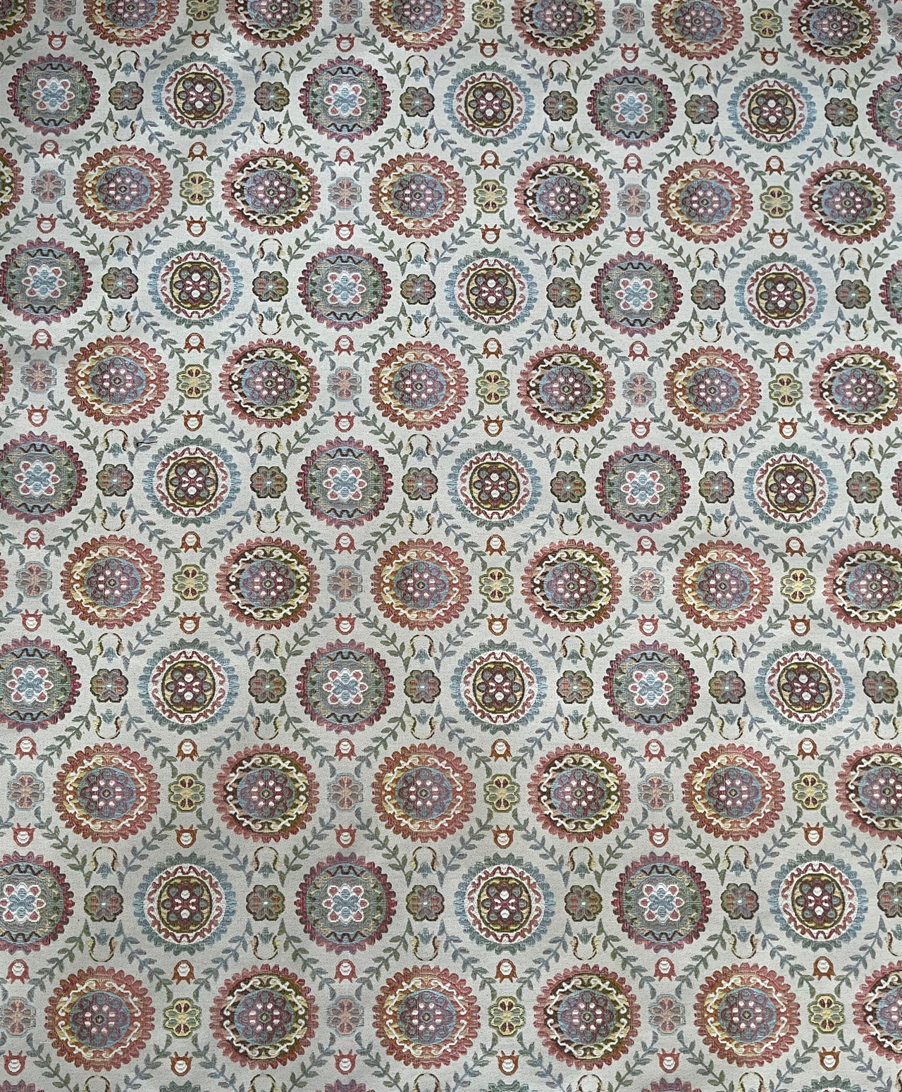 Elegant upholstery fabric with global design