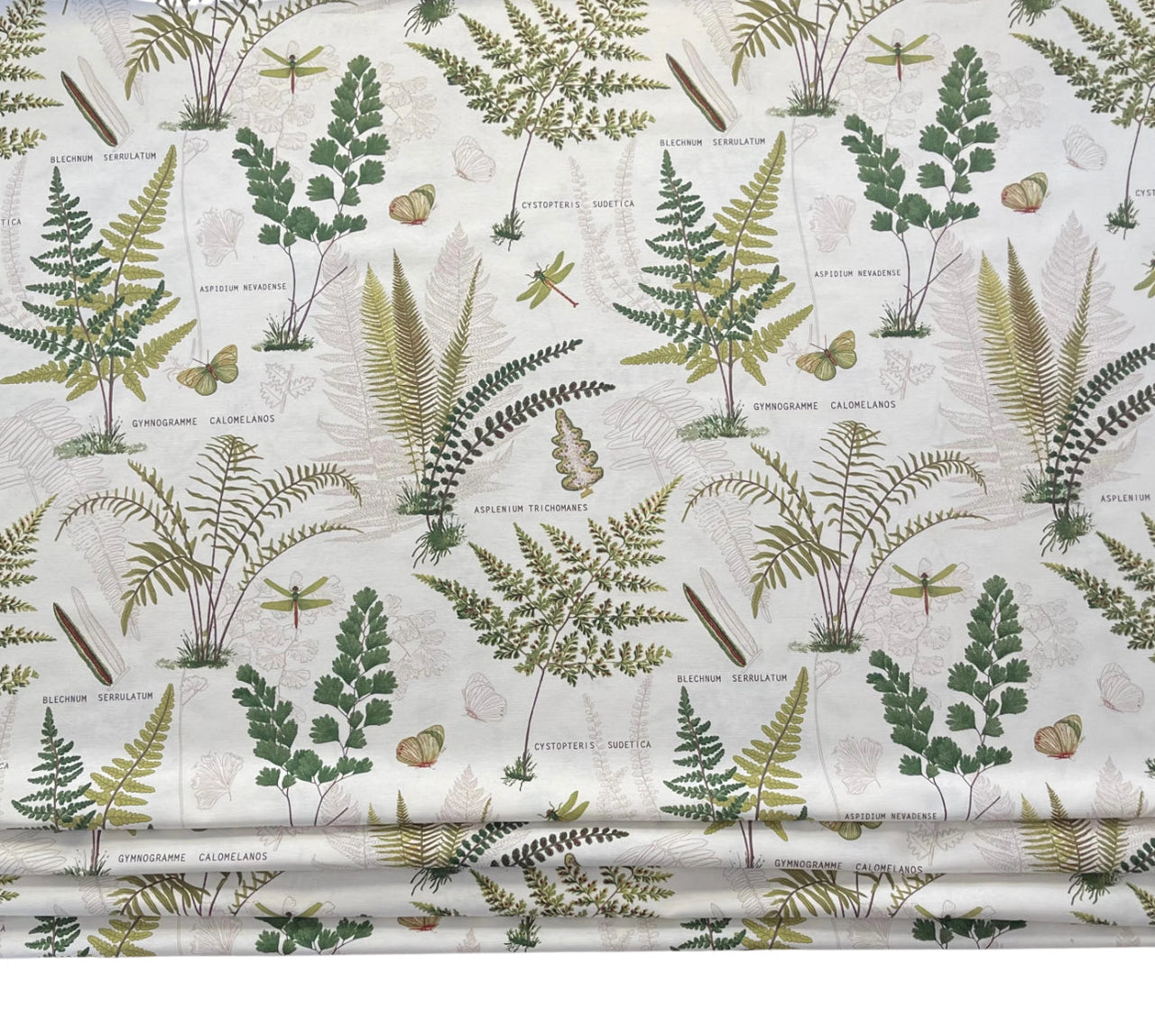 Fern and foliage interior fabric