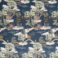 Thumbnail for Oriental scenic print for curtains, blinds, and cushions

