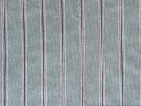 Thumbnail for Woven striped cotton linen fabric with dotted accents