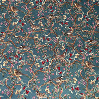 Thumbnail for Bird and flower patterned tapestry for curtains and cushions