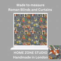 Thumbnail for Printed fabric with cultural Indian motifs, including processions and floral accents