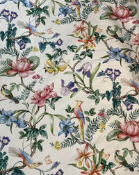 Thumbnail for Home decor fabric with pink and green tones