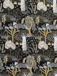 Thumbnail for Detailed shot of Baobab Tree of Life tapestry fabric.
