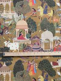 Thumbnail for Dramatic cultural fabric for upholstery