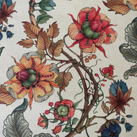 Thumbnail for Decorative botanical cotton fabric for cushions and drapery