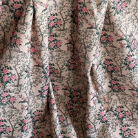 Thumbnail for Botanical peony grove fabric in blush and green