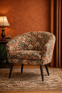 Thumbnail for Woven autumn foliage fabric for curtains and soft furnishings