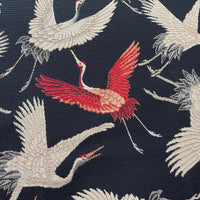 Thumbnail for Luxurious crane pattern woven fabric