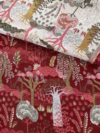 Thumbnail for double sided  fabric swatches with intricate patterns