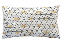 Thumbnail for Art Deco geometric dragonfly decorative cushion.