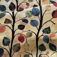 Thumbnail for Multicolour autumn leaf tapestry fabric for cushions and upholstery