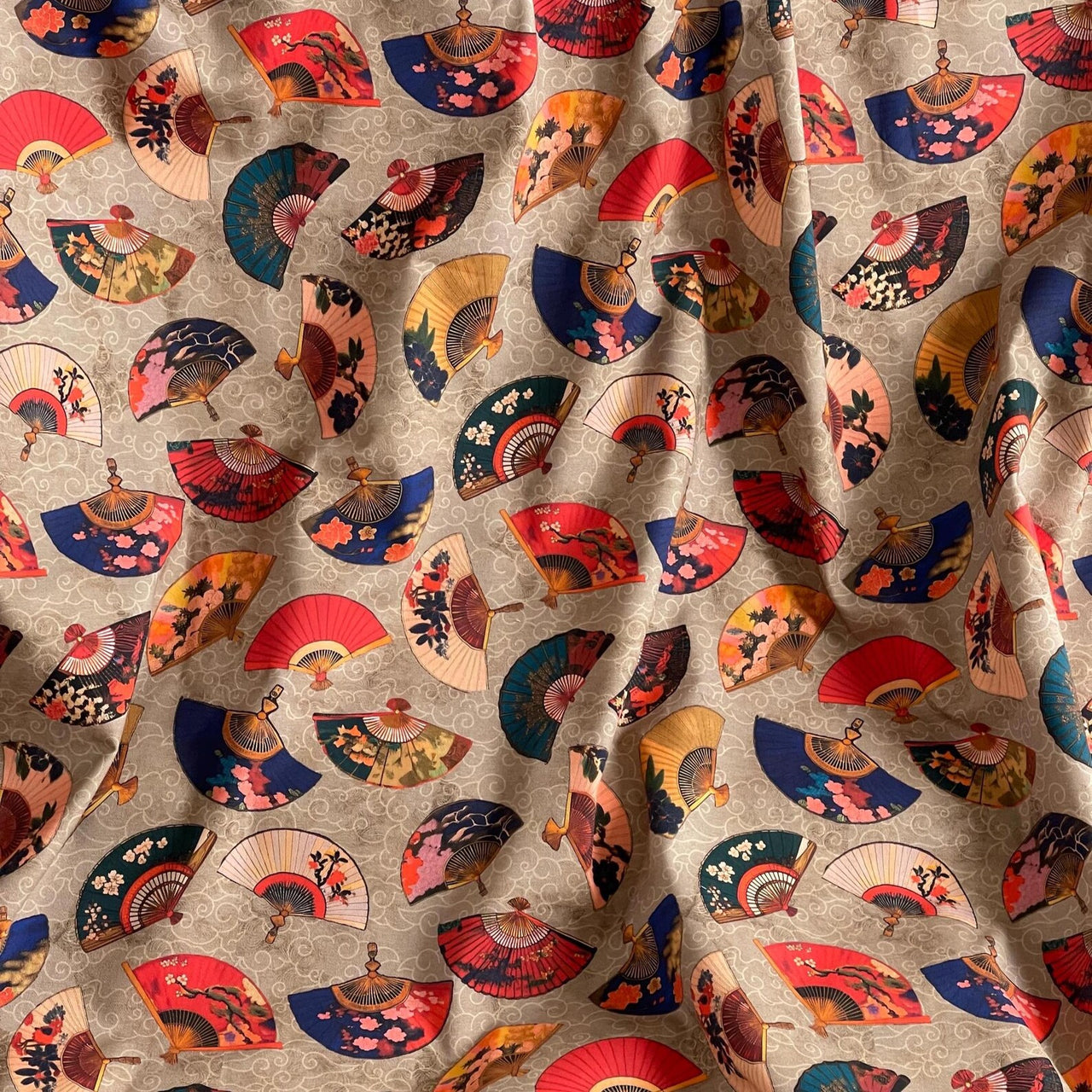 Exotic print fabric for luxury curtains