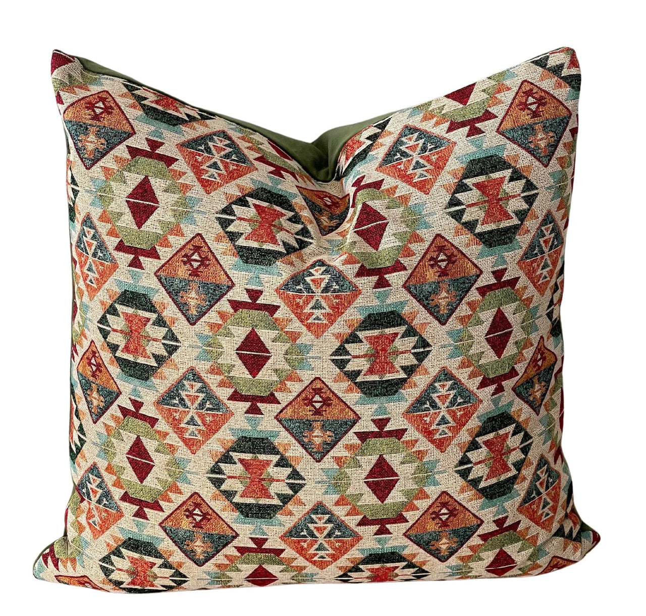 Kilim cushion with Moroccan rug pattern