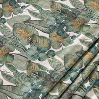 Thumbnail for Fabric featuring layered jungle foliage