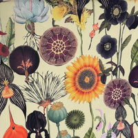 Thumbnail for Garden-themed velvet fabric for elegant home decor