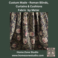 Thumbnail for William Morris Pimpernel Roman Blinds - Custom Made to Measure with Botanical Pattern