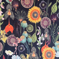 Thumbnail for Colorful floral pattern on a dark background