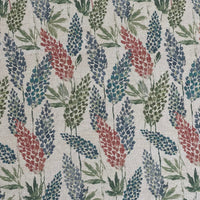 Thumbnail for Nature motif fabric in red, green, and blue