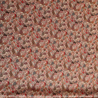 Thumbnail for Textile pattern with small, intricate design in red, brown, and beige.