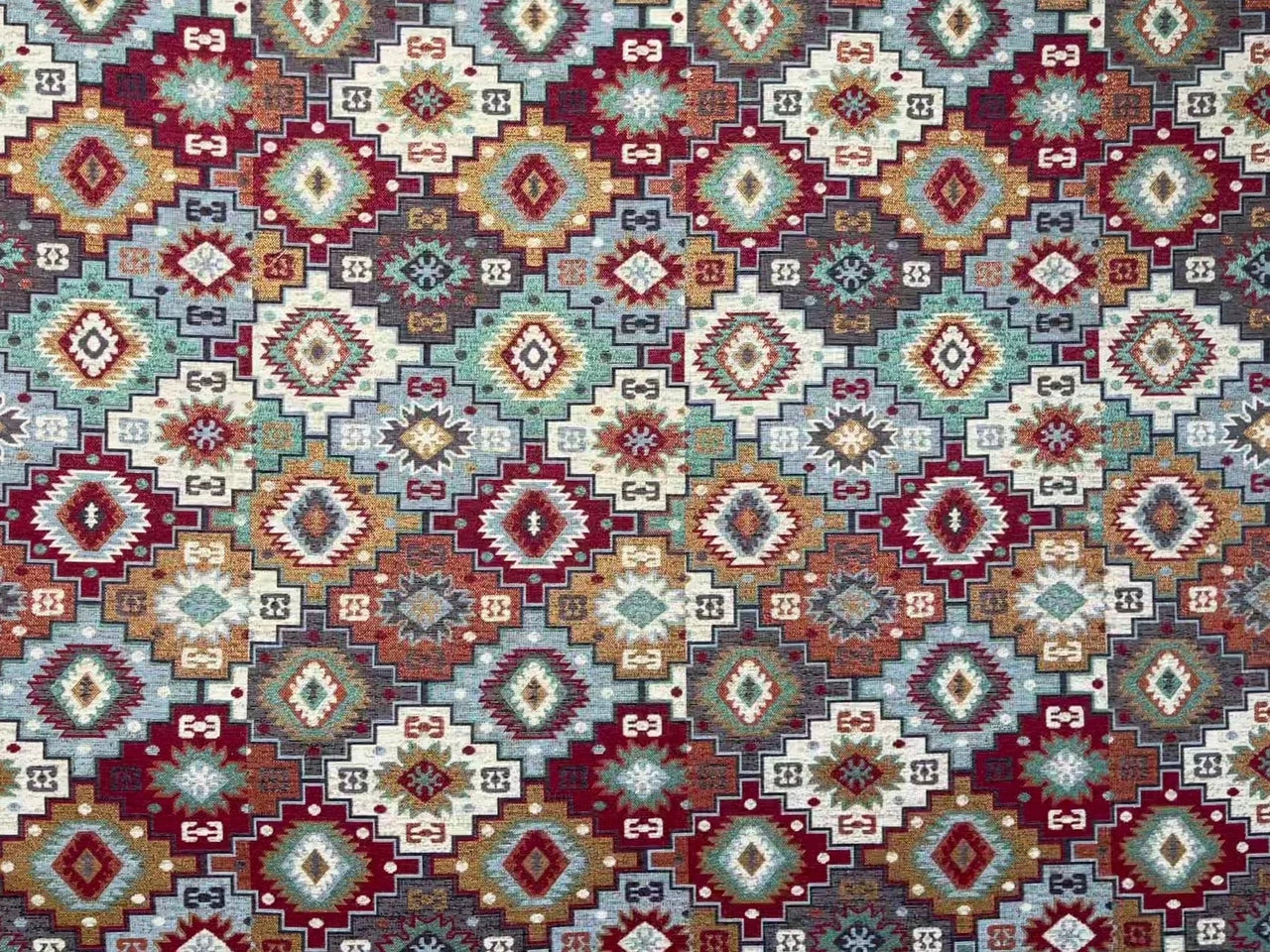 Soft yet durable tapestry fabric texture