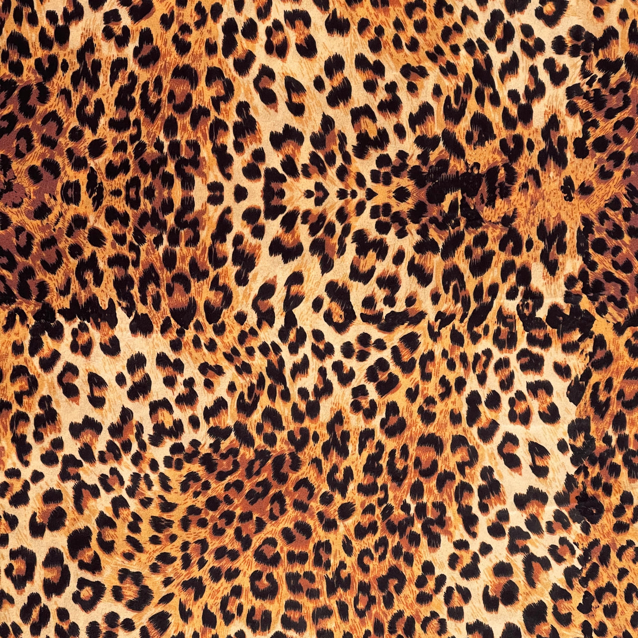 Leopard Velvet Upholstery Fabric Sold by Meter Animal Print Sewing Material