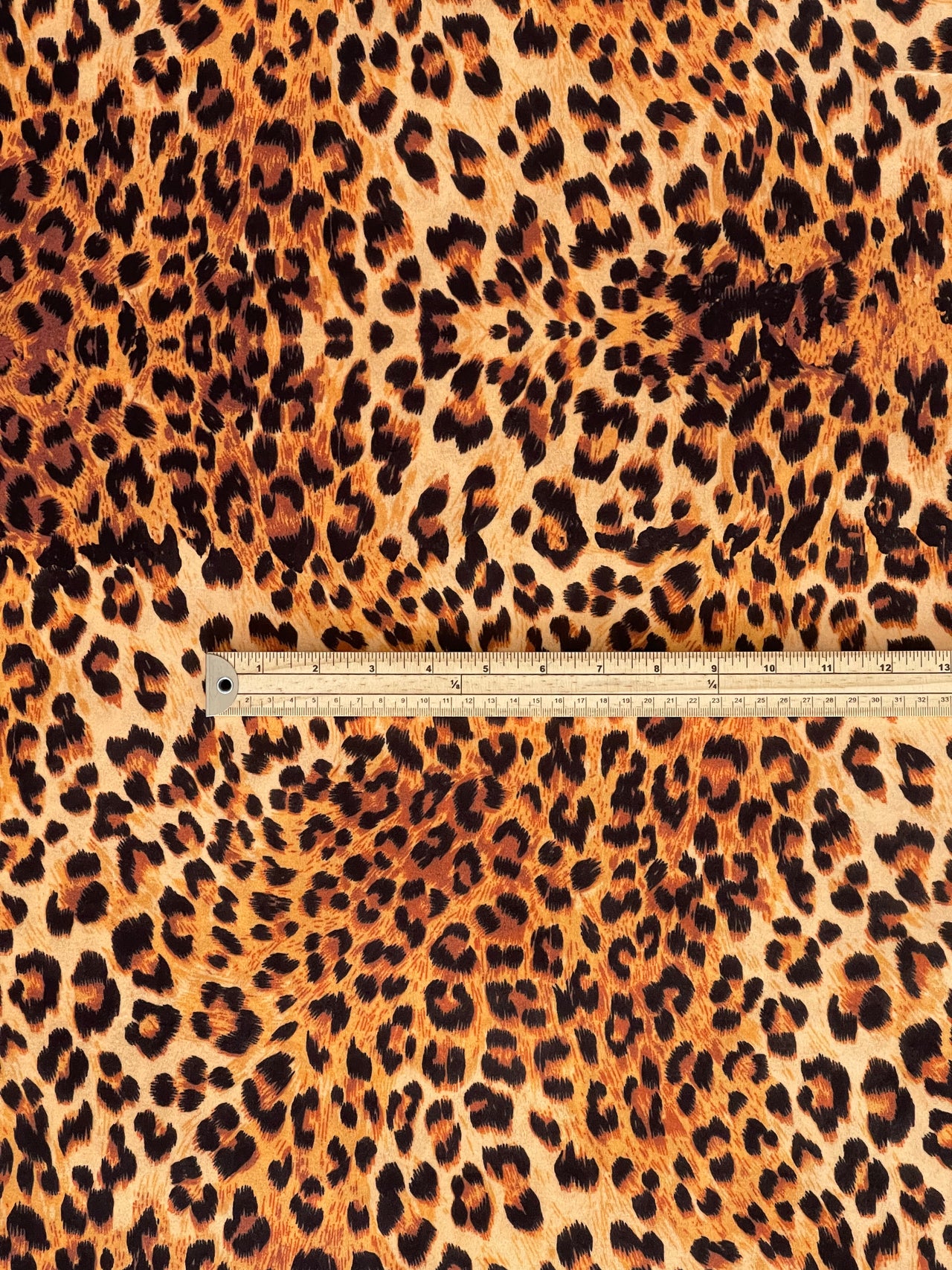 Leopard Velvet Upholstery Fabric Sold by Meter Animal Print Sewing Material