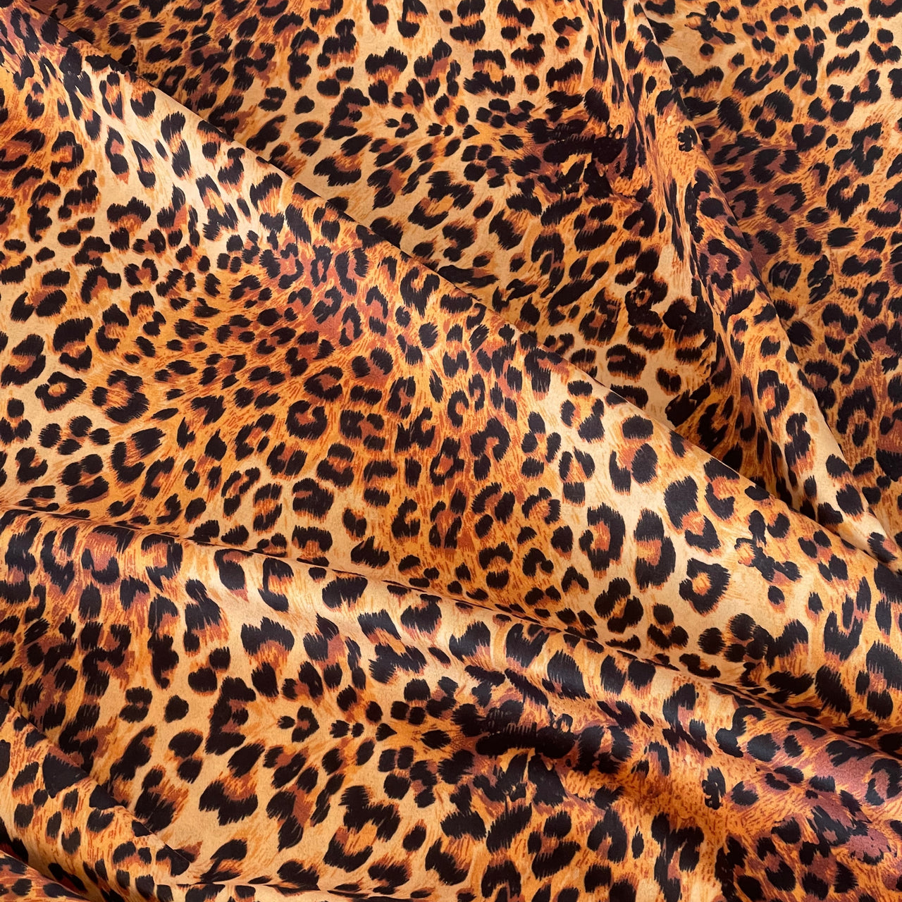 Leopard Velvet Upholstery Fabric Sold by Meter Animal Print Sewing Material