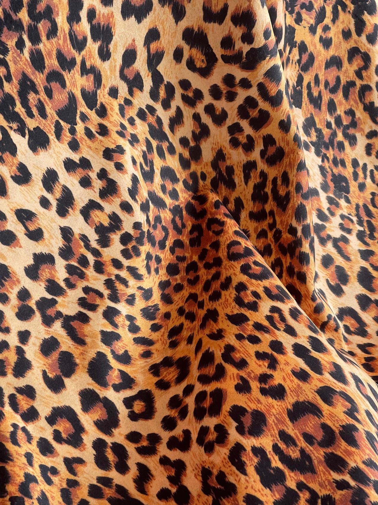 Leopard Velvet Upholstery Fabric Sold by Meter Animal Print Sewing Material