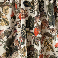 Thumbnail for Jungle Kingdom Pair of Curtains with Animal and Botanical design / Custom - Made to Measure - Bespoke Home Decor