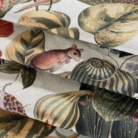 Thumbnail for Jungle Kingdom Pair of Curtains with Animal and Botanical design / Custom - Made to Measure - Bespoke Home Decor