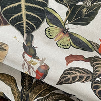 Thumbnail for Jungle Kingdom Pair of Curtains with Animal and Botanical design / Custom - Made to Measure - Bespoke Home Decor