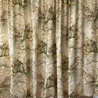 Thumbnail for Almond Blossoms Cotton Fabric – Van Gogh Painting in Grey, Green & Yellow Tone - Cherry Blooms Design