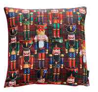 Thumbnail for Nutcracker Cushion Cover Soldiers and Kings Xmas Design for Festive Home Decor