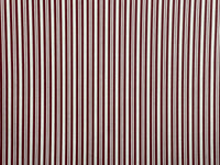 Thumbnail for Red Ticking Stripes Cotton Fabric - Ideal for Home Decor, Upholstery & Soft Furnishings