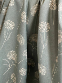 Thumbnail for Elegant Dandelion Fabric - Premium Linenlook in Soft Green, Botanical Pattern for Upholstery, Drapery & Crafts