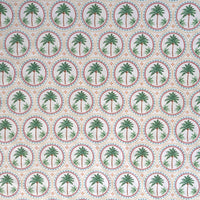 Thumbnail for Palm Tree Mosaic Print Fabric - Vibrant Beach Home Decor Material