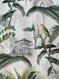 Thumbnail for Decorative velvet fabric with jungle theme

